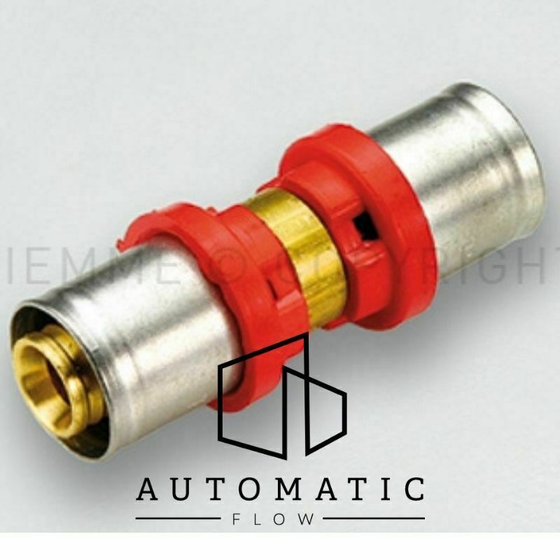 RACORD DREPT DUBLU DE PRESARE PT TUB MULTISTRAT O 16-16 - 1650016