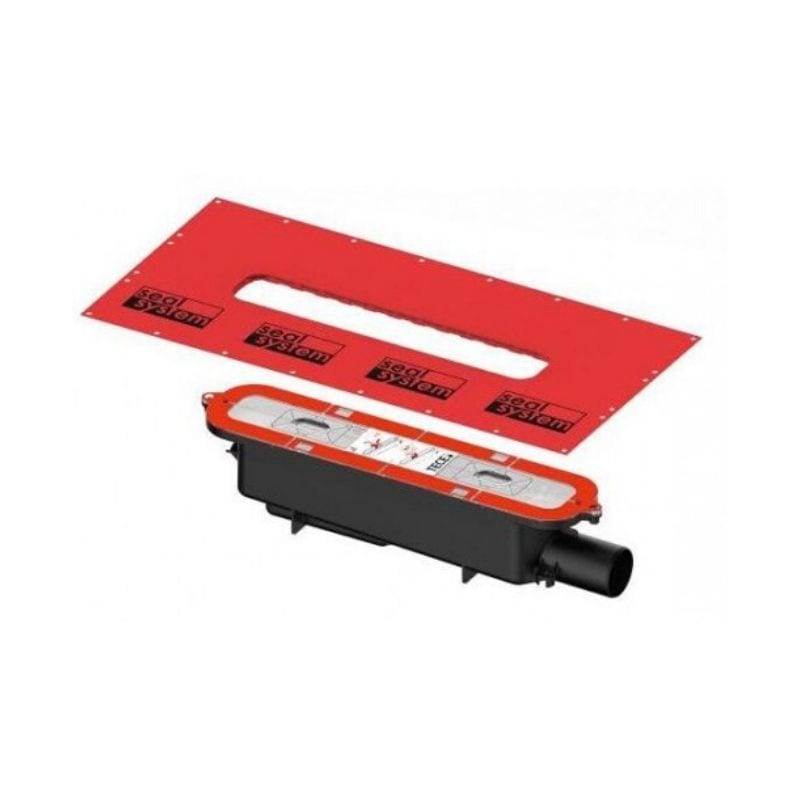 Sifon TECEdrainprofile „plat”, evacuare laterală DN 40, 0,53 l/s