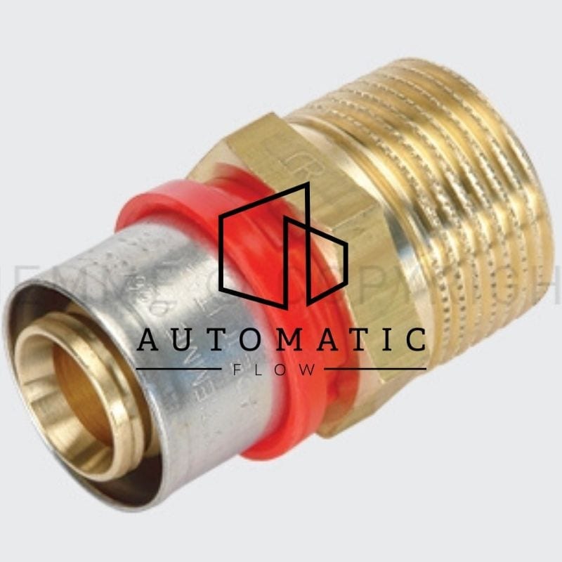 RACORD DREPT MASCULIN DE PRESARE PT TUB MULTISTRAT O 32 x 1"- 1650032